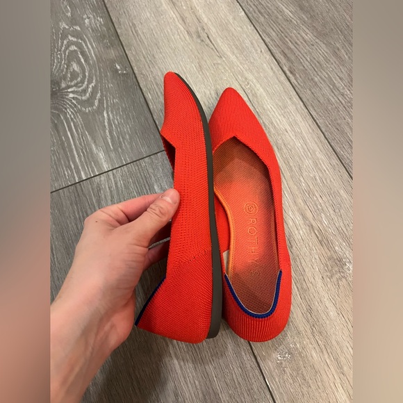 ROTHYS The Point II Flats, Lollipop Red- Size 8.5 - Picture 10 of 13